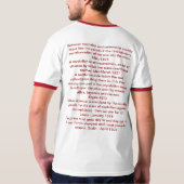 T-shirt Pères fondateurs de "OWS " (Dos entier)