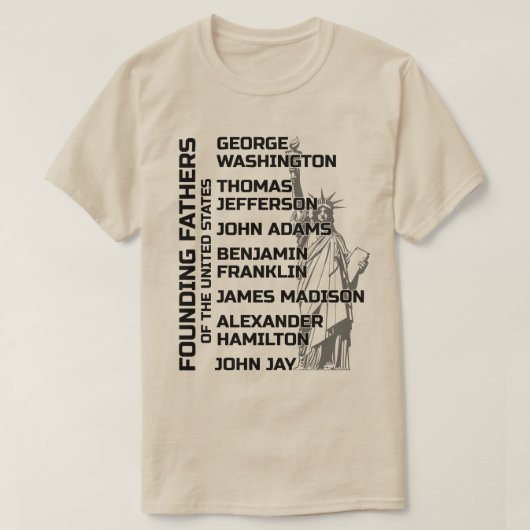 T-shirt Pères fondateurs USA (Design devant)