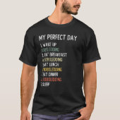T-shirt Perfect Day Bobsledding Hommes Garçons Ado Bobsled (Devant)
