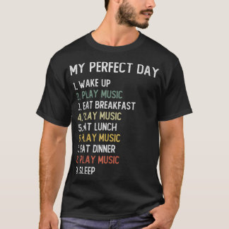T-shirt Perfect Day Music Shirts Hommes Garçons Musique Ad