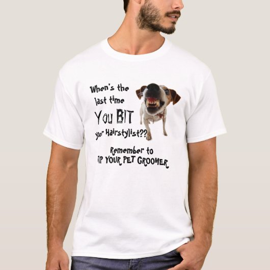 T-shirt Perfectionnez pour le Groomer de chien ! (Devant)