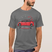 T-shirt Performance Red Car funny (Devant)