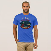 T-shirt Performance USA Columbus (Devant entier)