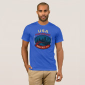 T-shirt Performance USA Dallas (Devant entier)