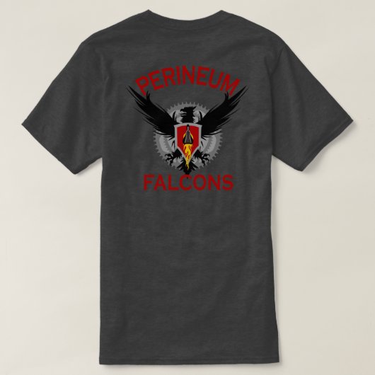 T-shirt Perineum Falcons Cite "Clown en colère" (Design dos)