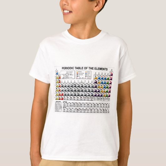 T-shirt Periodic table (Devant)