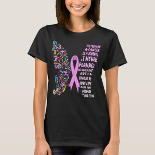 T-shirt périple de cancer testiculaire combat de vie