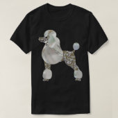 T-shirt Perle de luxe et caniche d'Abalone (Design devant)