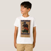 T-shirt Perles animales Totem (Devant entier)