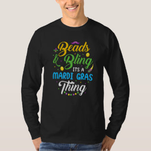 T-shirt Perles & Bling C'est une Mardi Gras Thing