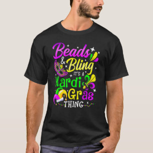 T-shirt Perles & Bling C'est une Mardi Gras Thing Drôle Ho