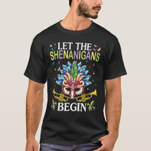 T-shirt Perles Bling & Masque Laisser Les Shenanigans Comm
