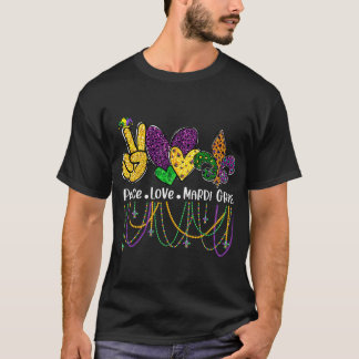 T-shirt Perles de la paix Mardi Gras