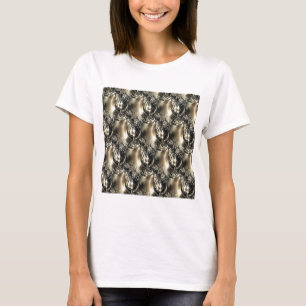 T-shirt Perles dorées