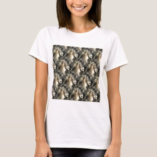 T-shirt Perles dorées (Devant)