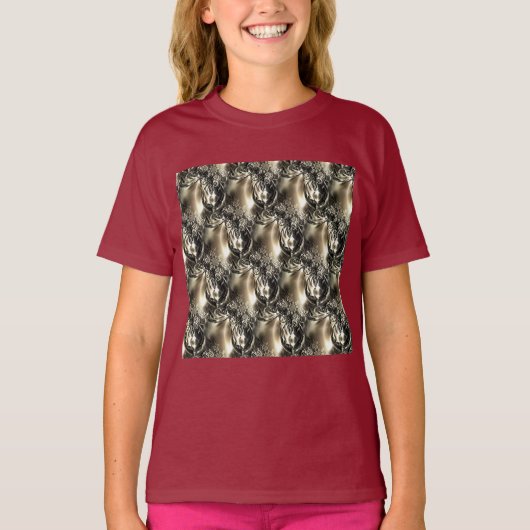T-shirt Perles dorées (Devant)