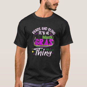 T-shirt Perles Et Bling C'est Une Chose De Mardi Gras Drôl