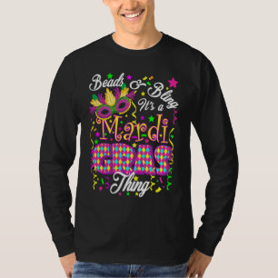T-shirt Perles et Bling C'est une chose de Mardi Gras Mar