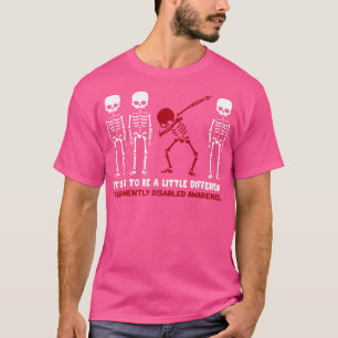 T-shirt Permanente Handicap Conscience Il Est Ok D'Être Un
