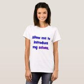 T-shirt Permettez-moi de présenter mes individus (Devant entier)