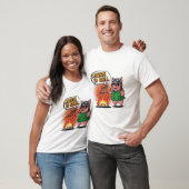 T-shirt Permis de griller Funny BBQ Pig (Unisexe)