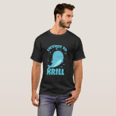 T-shirt Permis de jeu de baleines pour Krill Long Sleeve (Devant entier)