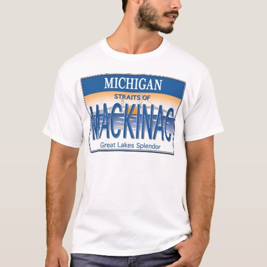 T-shirt Permis de Mackinac (Devant)