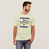 T-shirt Permis de pêche (Devant entier)
