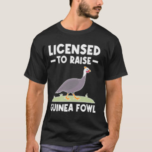 T-shirt Permis d'élever de la pintade poulet oiseau