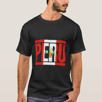 T-shirt Pérou Drapeau Fierté péruvienne Pérou Vacances Pér