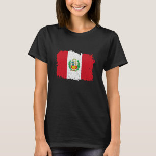 T-shirt Pérou Drapeau péruvien Vintage Fierté péruvienne