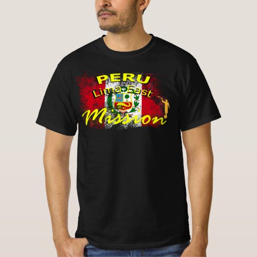 T-shirt Pérou Lima East Mormon Mission LDS (Devant)