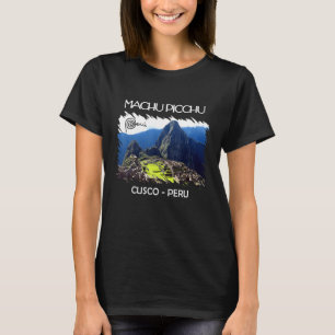 T-shirt Pérou Machu Picchu Cusco Cuzco Llama Homme Femmes