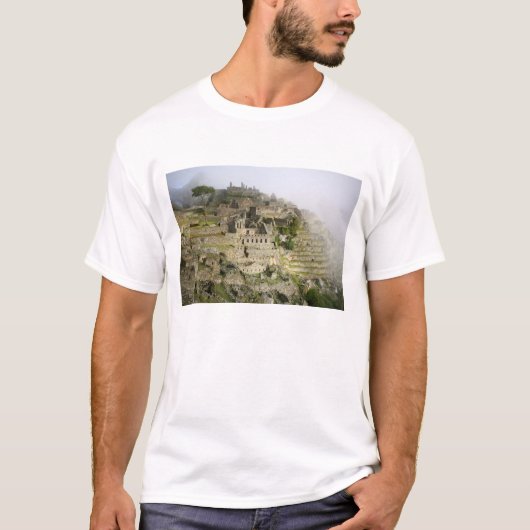 T-shirt Pérou, Machu Picchu. L'ancienne citadelle de Machu (Devant)