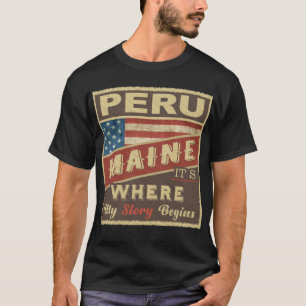T-shirt PÉROU, ME C'est là que mon histoire commence