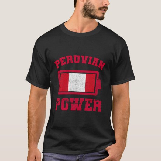 T-shirt Pérou Per㺠Drapeau péruvien Fier Peruano Peruana (Devant)