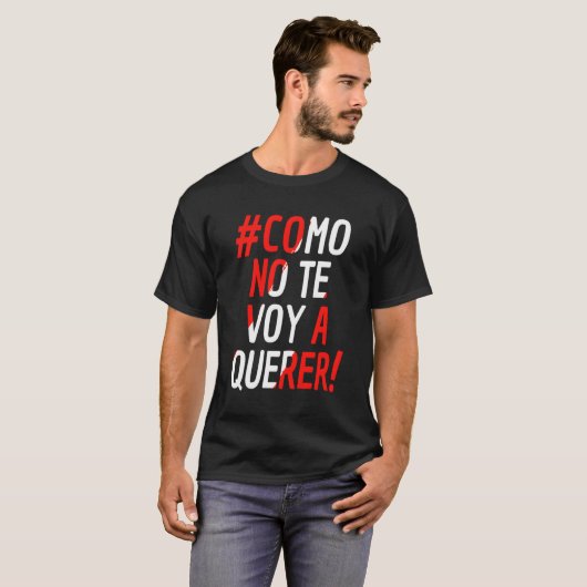 T-shirt Pérou Soccer Jersey Como No Te Voy A Querer (Devant entier)