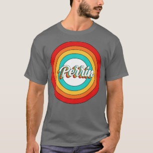 T-shirt Perrin Nom Chemise Perrin Vintage Cercle Perrin