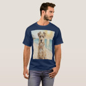 T-shirt Perro con collar de caracolas (Devant entier)
