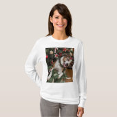 T-shirt Perro Festivo: Listo para el Árbol (Devant entier)