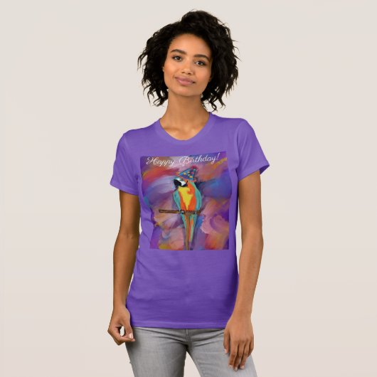 T-SHIRT PERROQUET (Devant entier)