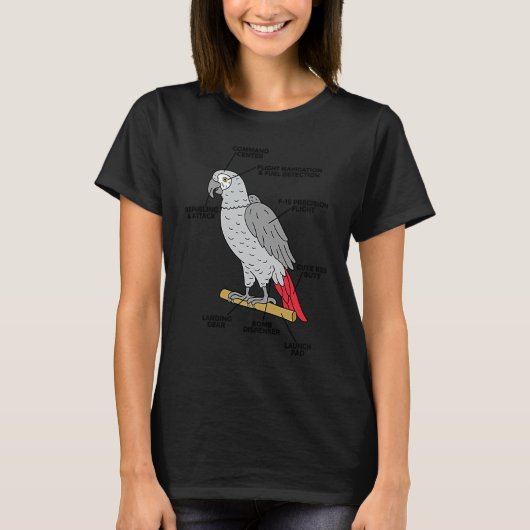 T-shirt Perroquet (Devant)