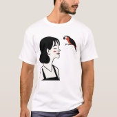 T-shirt perroquet (Devant)
