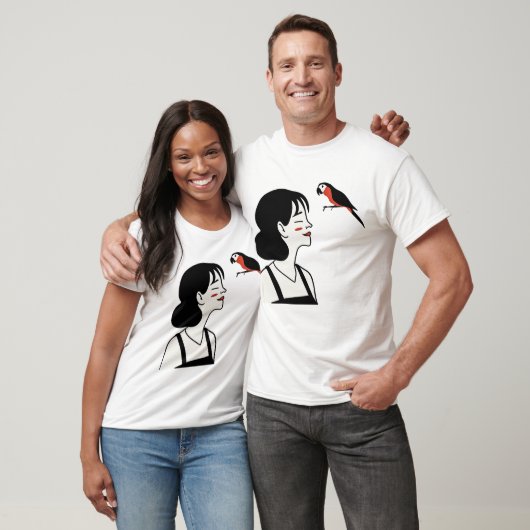 T-shirt perroquet (Unisexe)
