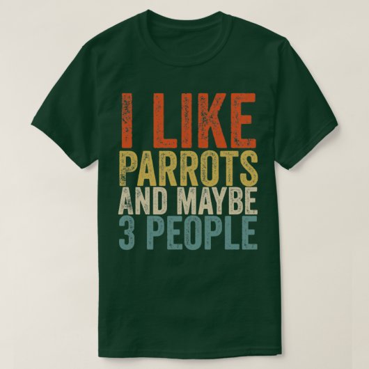 T-shirt perroquet 5 5 (Design devant)