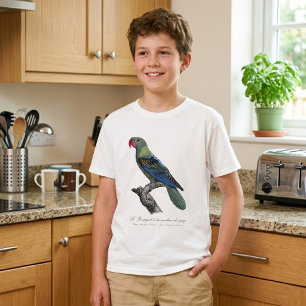 T-shirt Perroquet a bec couleur sang / Perroquet à bec