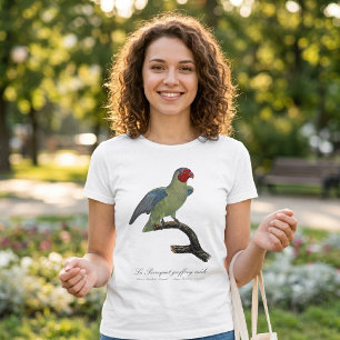 T-shirt Perroquet à joues rouges mâle, Geoffroyus geoffroy