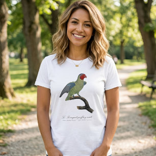 T-shirt Perroquet à joues rouges mâle, Geoffroyus geoffroy