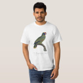 T-shirt Perroquet à queue rouge, Amazona Brasiliensis (Devant entier)
