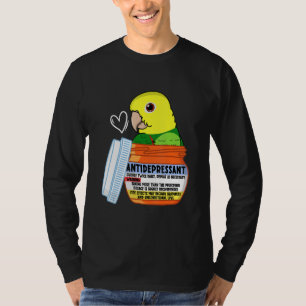 T-shirt Perroquet Antidépresseur Mignon I Amazone à Double